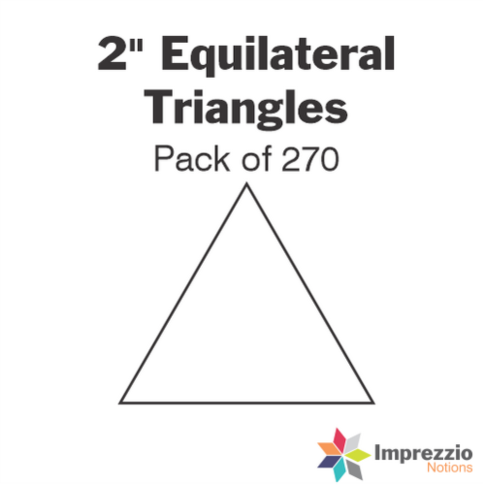 Imprezzio: English Paper Piecing Equilateral Triangles 2 Inch