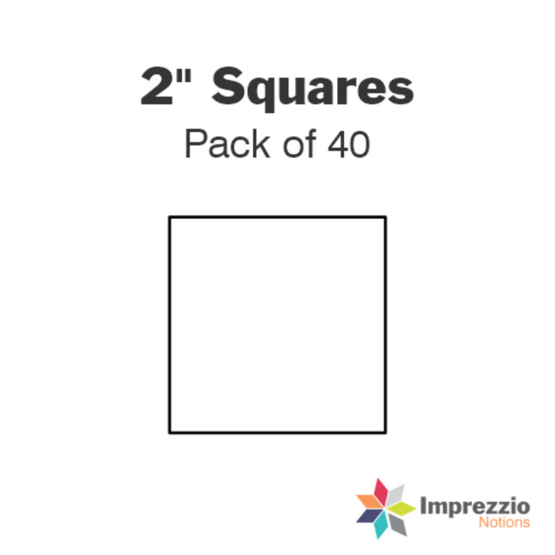 Imprezzio: English Paper Piecing Squares 2 Inch 40 Pieces
