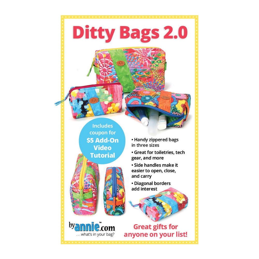 ByAnnie: Ditty Bags Sewing Pattern 2.0