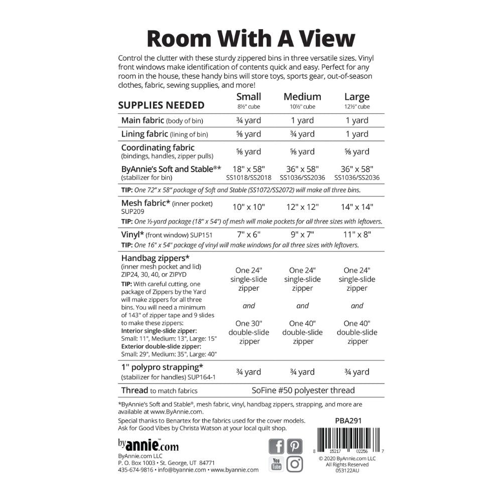 ByAnnie: Room With A View Bag Pattern