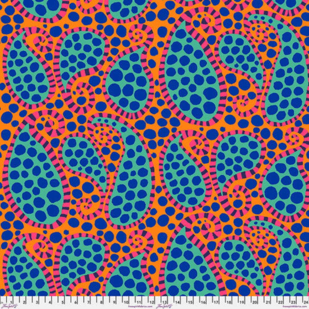 Brandon Mably: Paisley Dot in Orange PWBM089-ORANGE