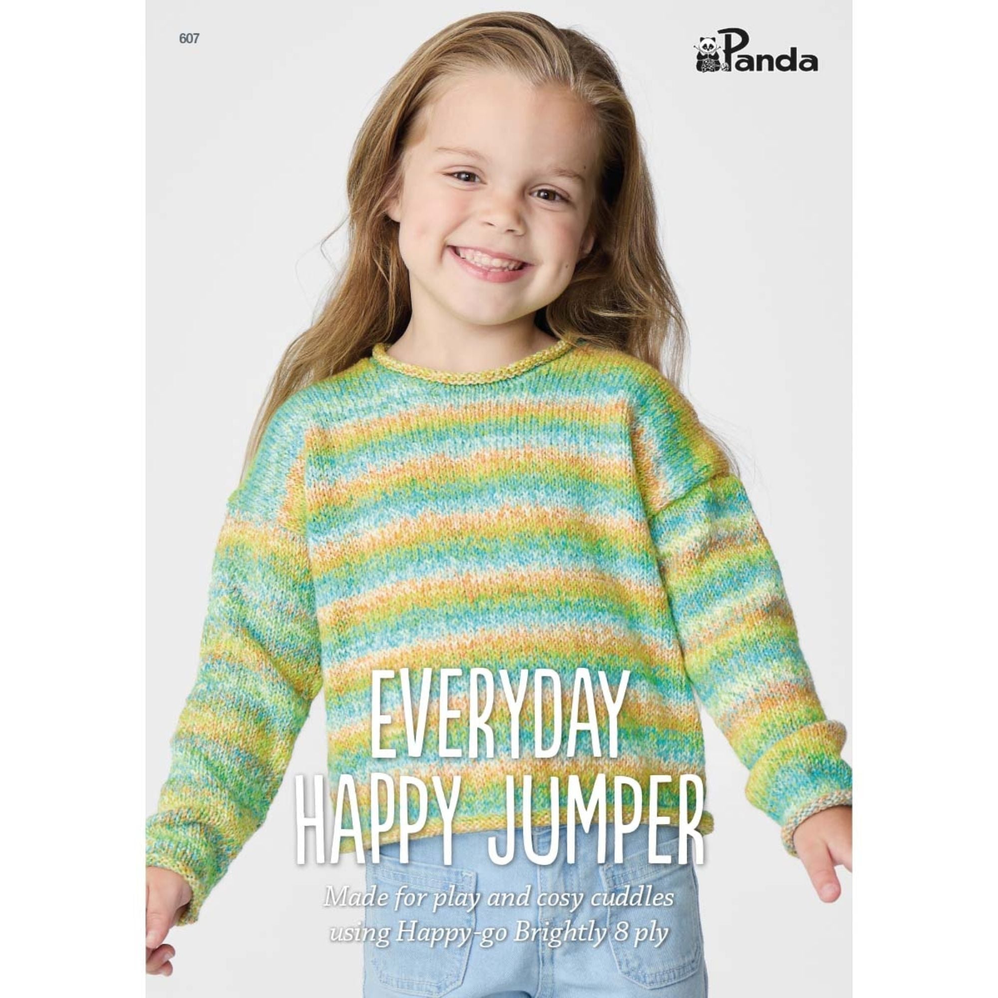 Panda: Everyday Happy Jumper Knitting Pattern