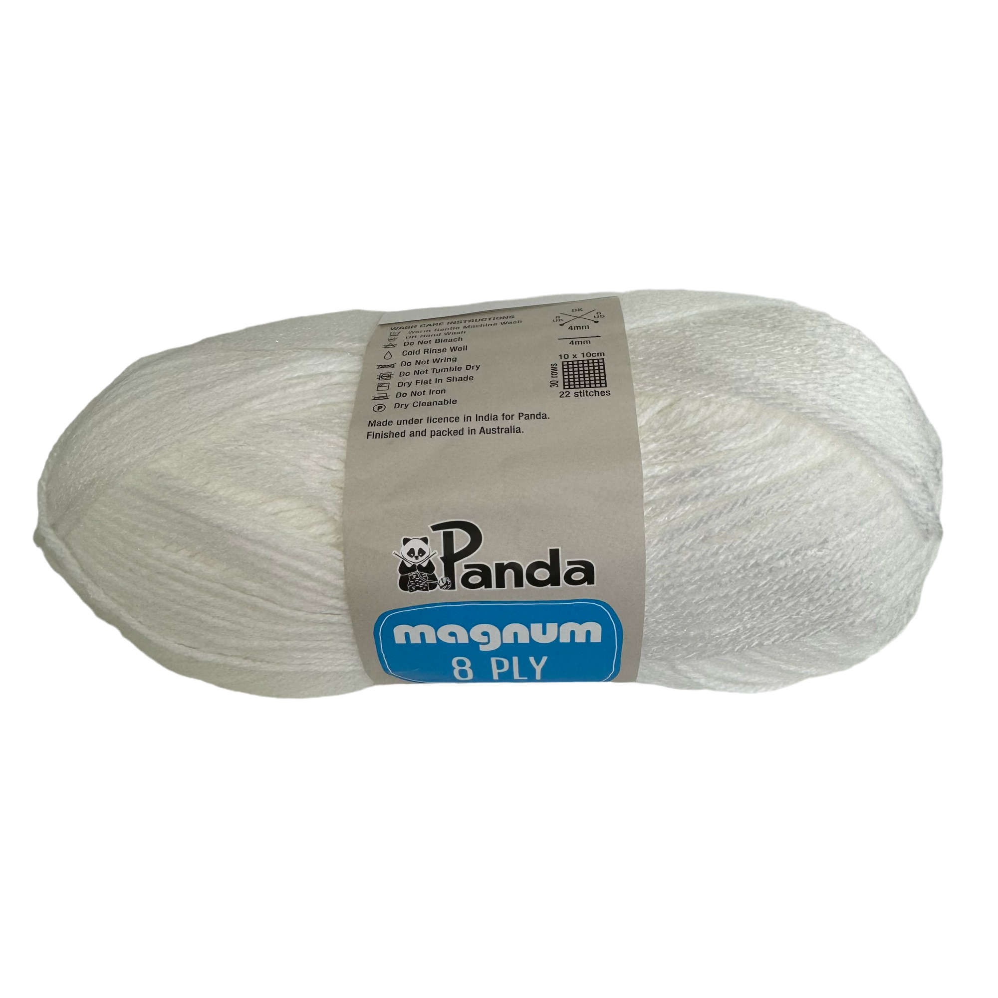 Panda Magnum 8 Ply Yarn 0301 White