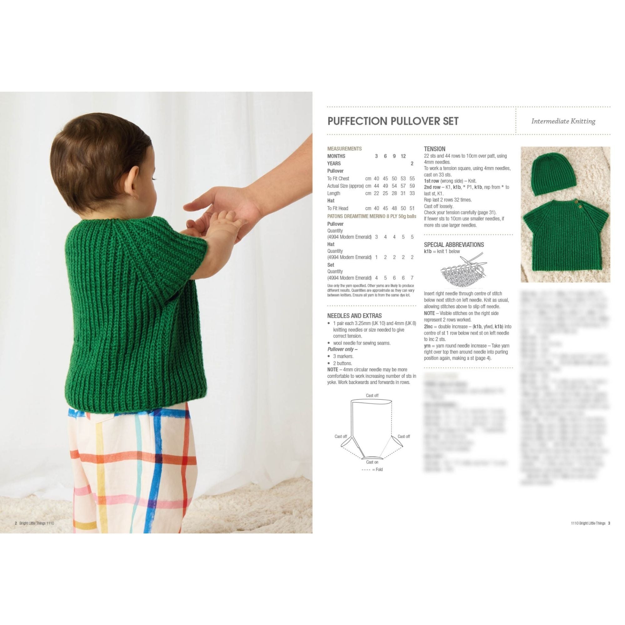 Patons: Bright Little Things 1110 Puffection Pullover Set