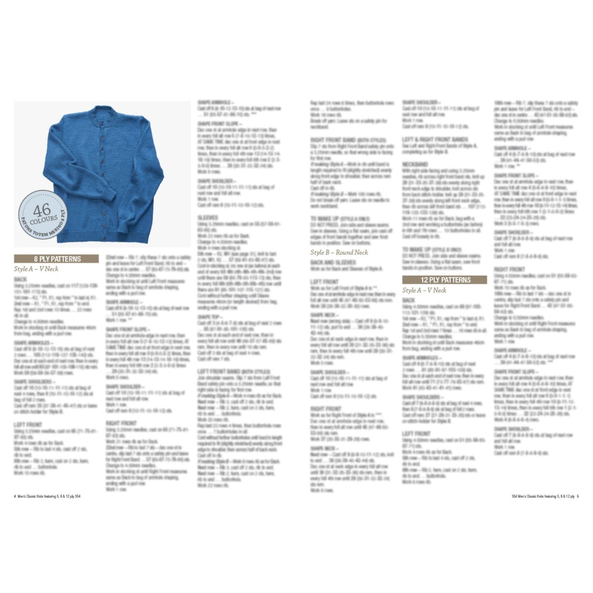 Patons: Men's Classic Knits 354