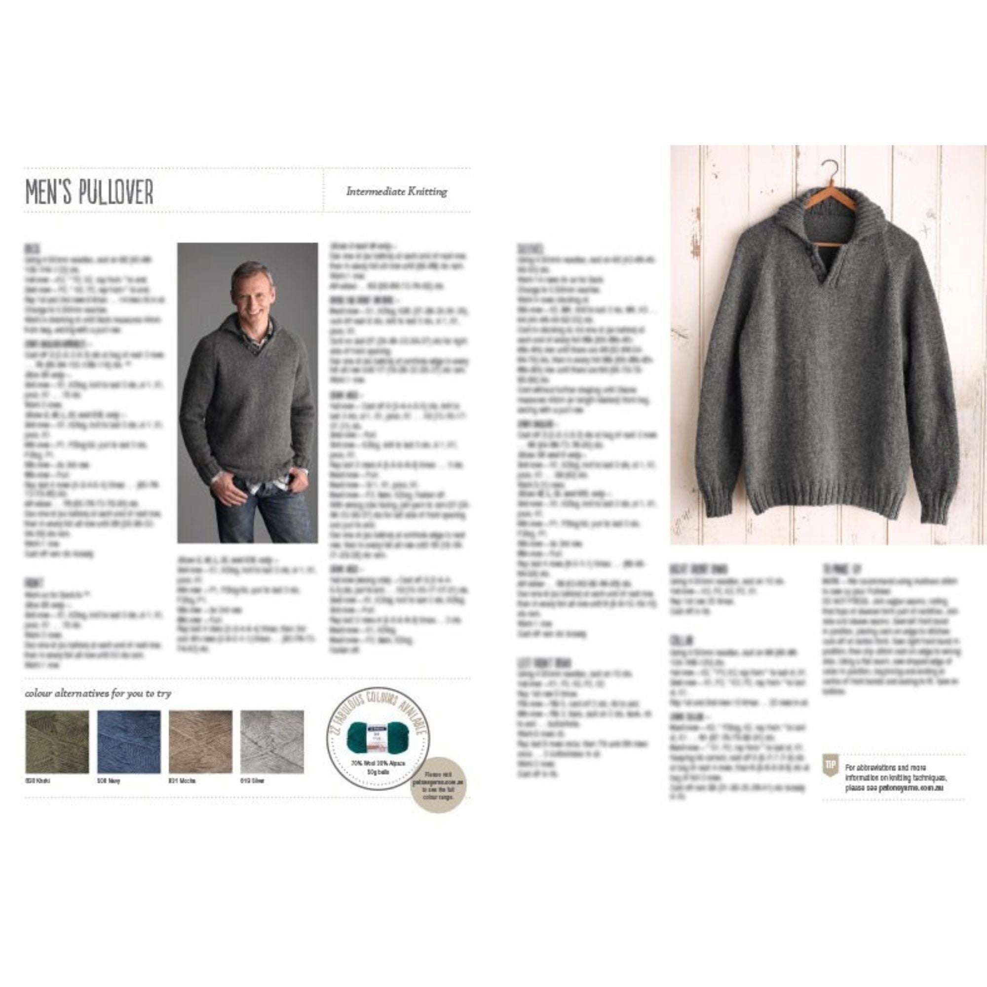 Patons: Men's Pullover 0016