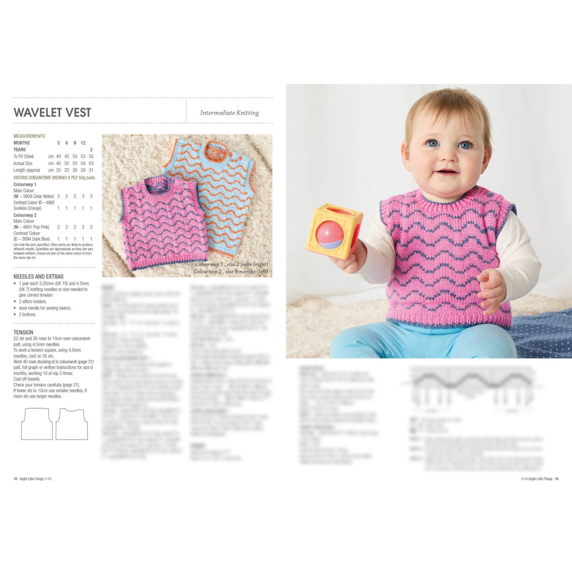 Patons: Bright Little Things 1110 Wavelet Vest