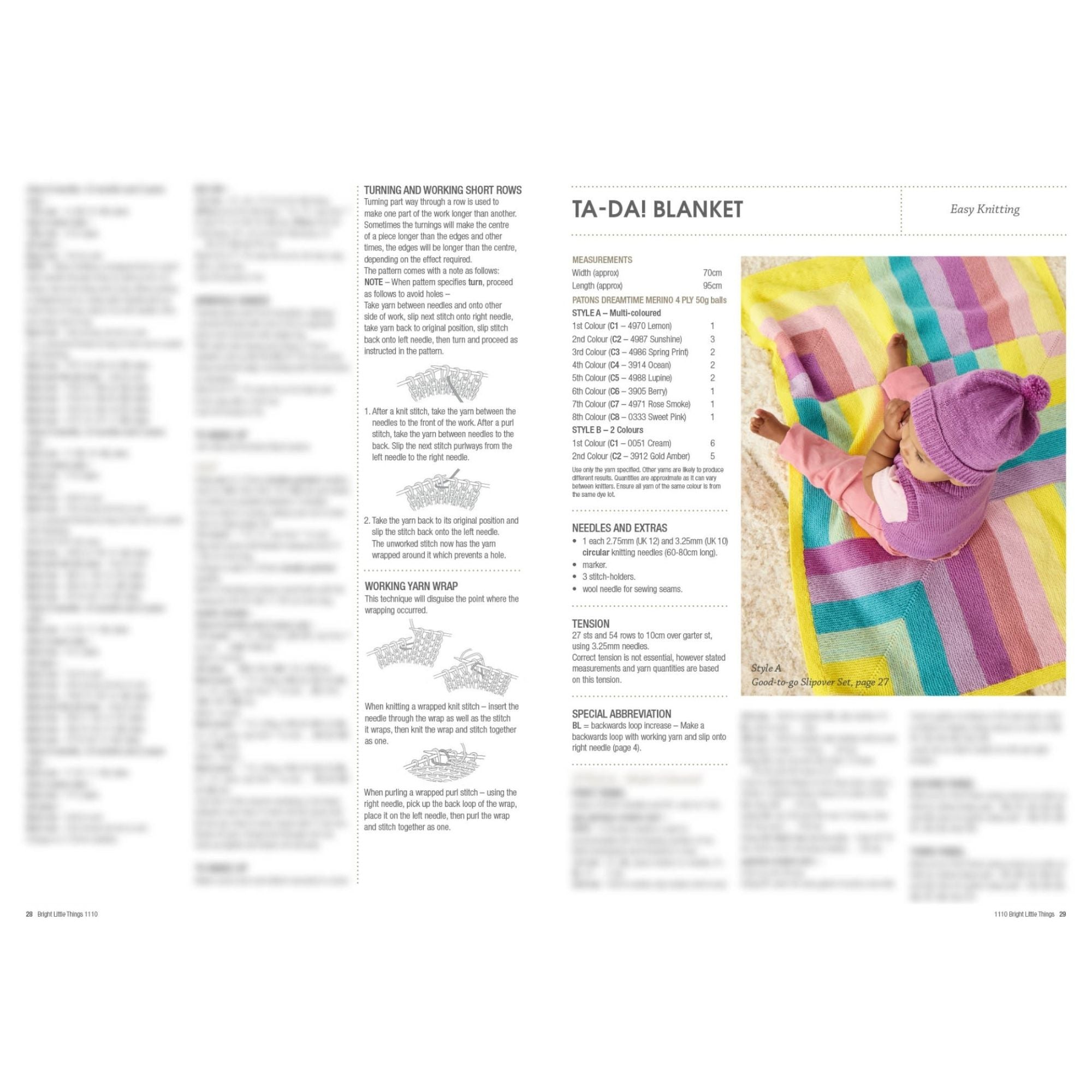 Patons: Bright Little Things 1110 Ta-da! Blanket