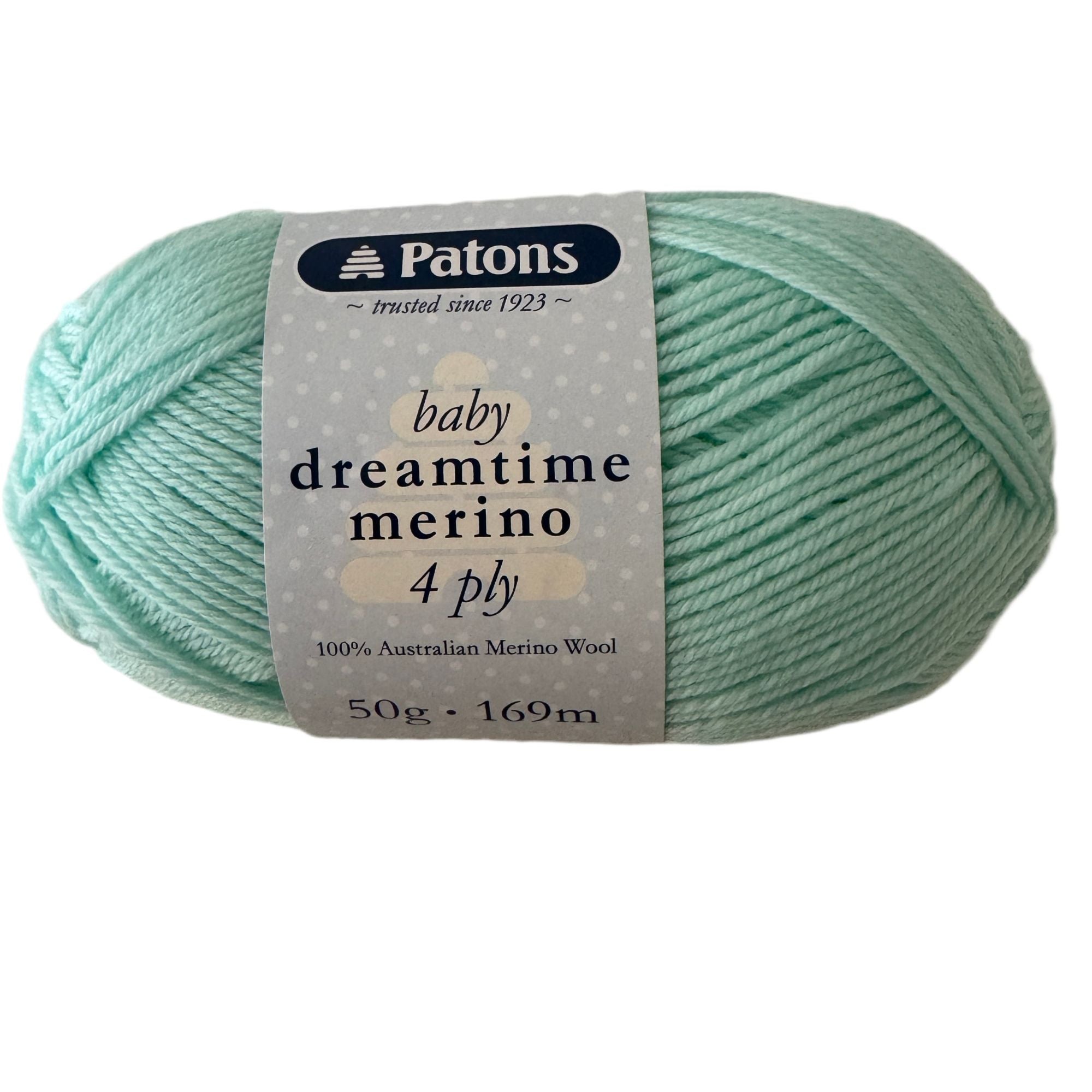 Patons Dreamtime Merino 4 Ply Yarn MINT