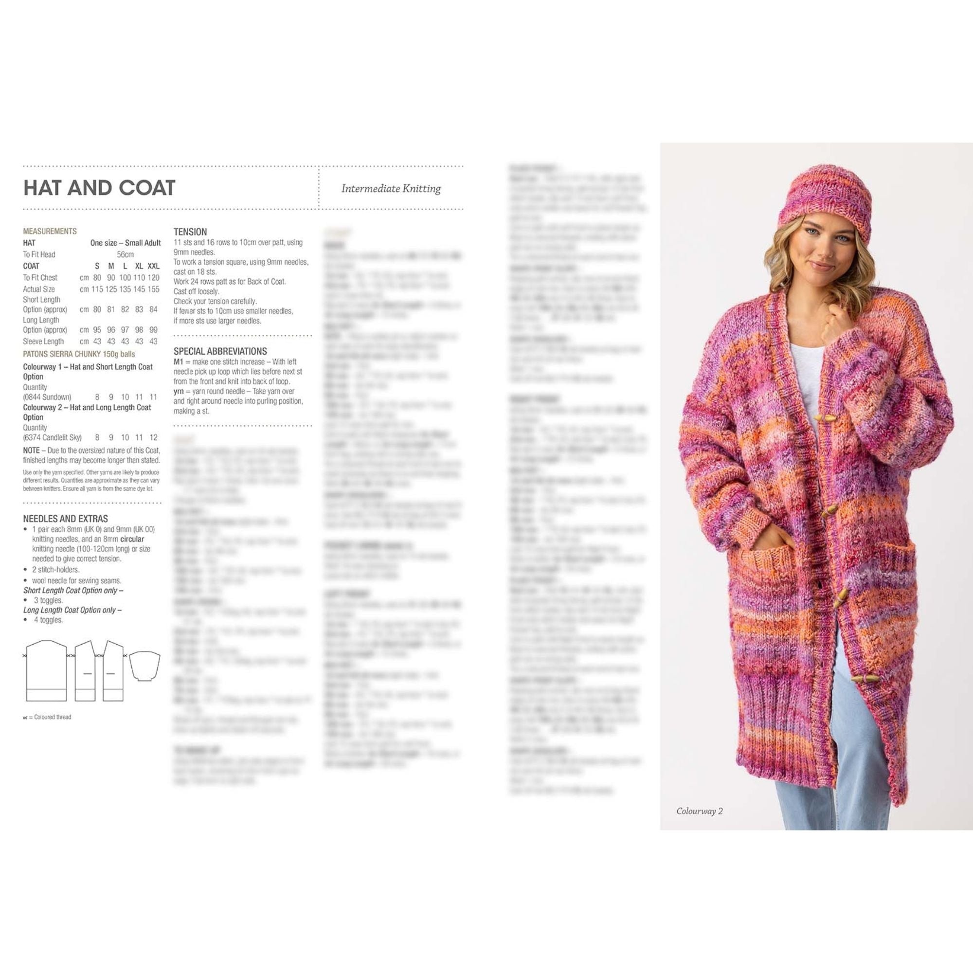 Patons: Super Sierra Knitting Pattern 0054