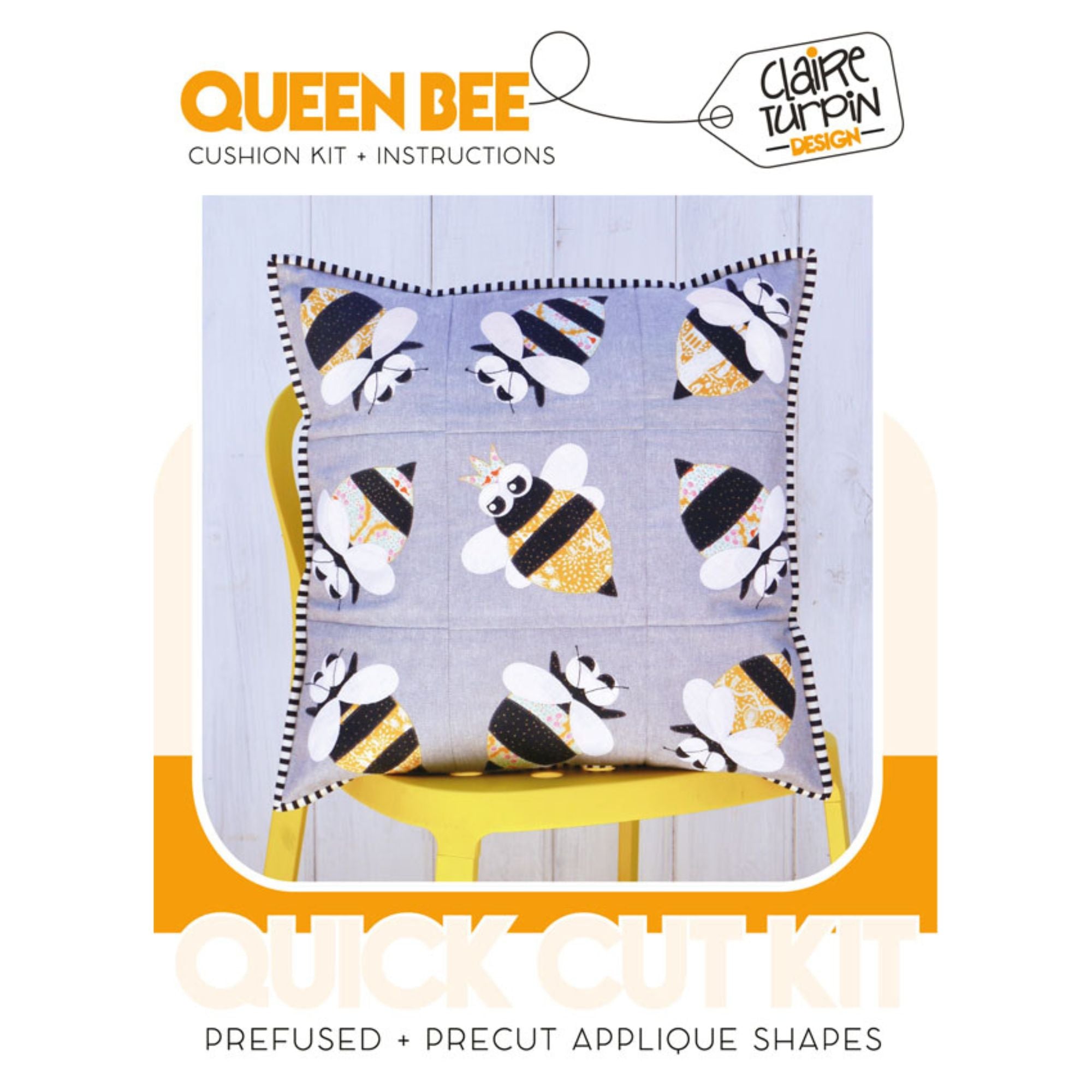 Queen Bee - Cushion Kit - Claire Turpin Designs