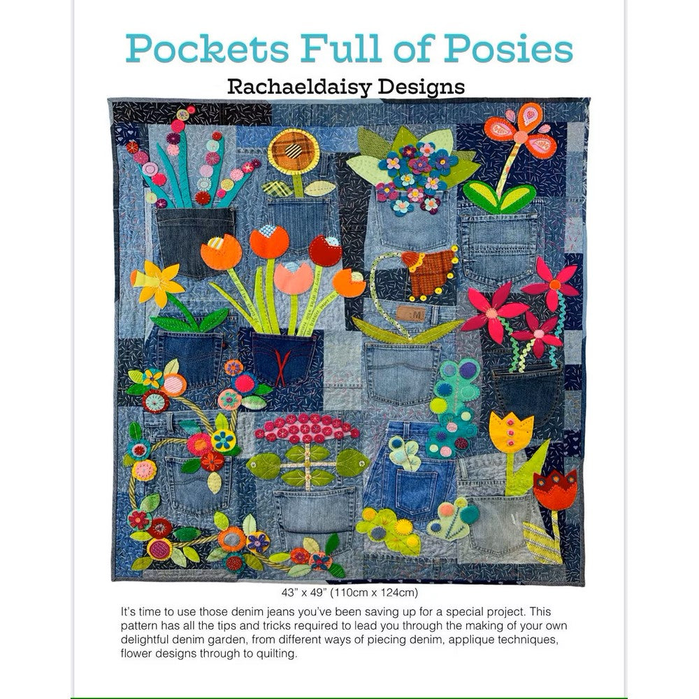 Rachaeldaisy Designs: Pocket Full of Posies Quilt Pattern