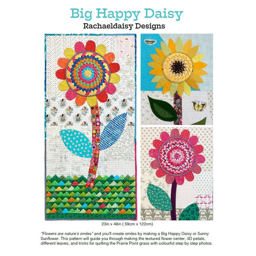 Rachaeldaisy Designs: Big Happy Daisy Quilt Pattern