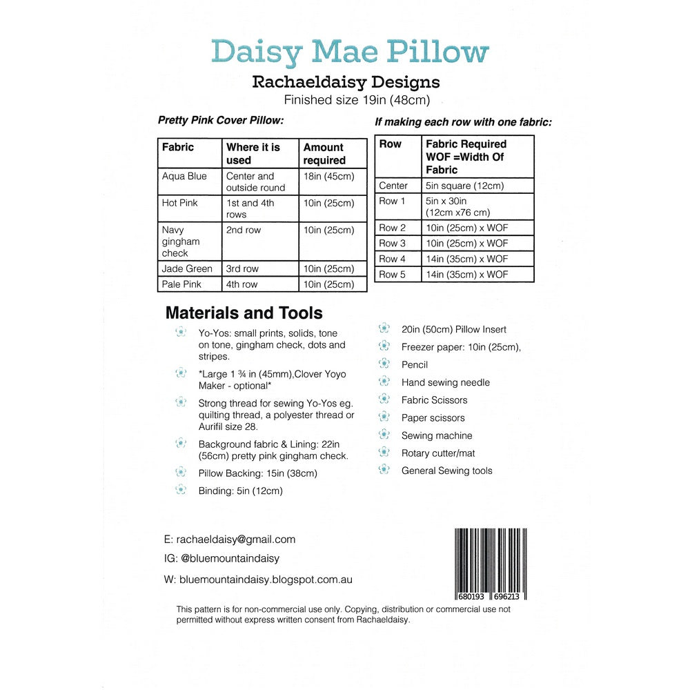 Rachaeldaisy Designs: Daisy Mae Cushion Pattern