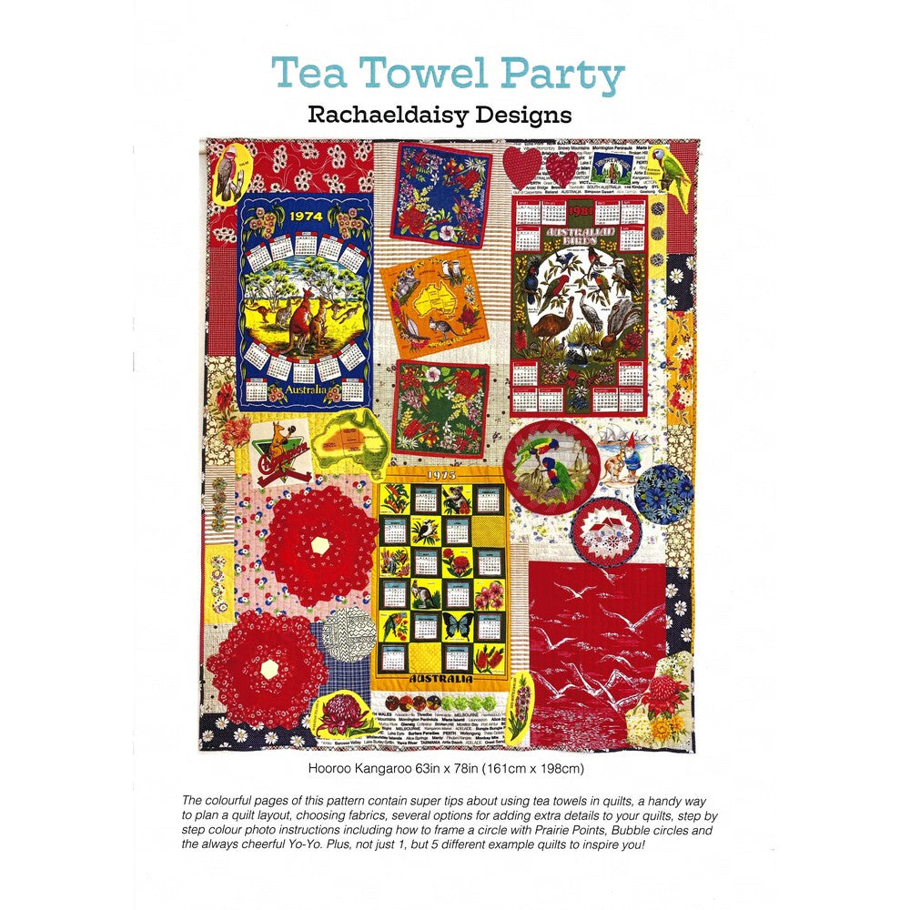 Rachaeldaisy Designs: Tea Towel Party Quilt Pattern