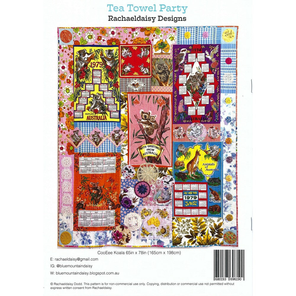 Rachaeldaisy Designs: Tea Towel Party Quilt Pattern