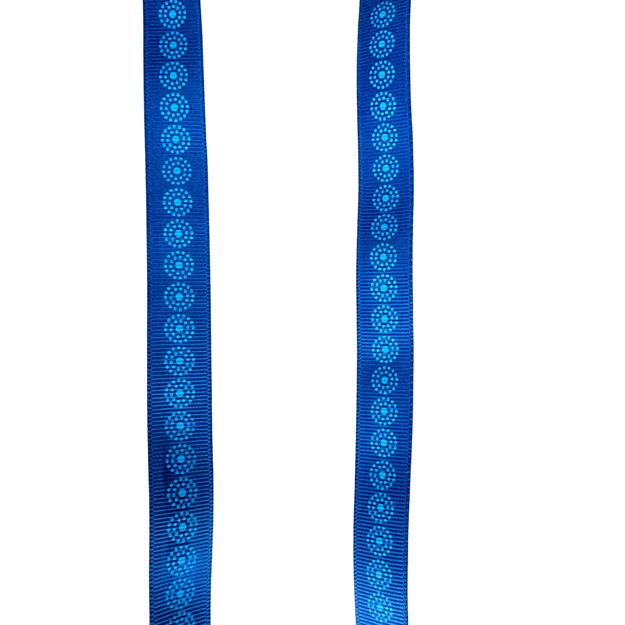 Riley Blake Sew Together Dot Grosgrain Ribbon in Teal STRD-2860