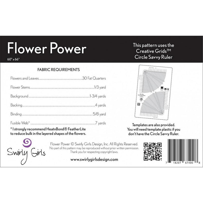 Swirly Girls Design: Flower Power Pattern