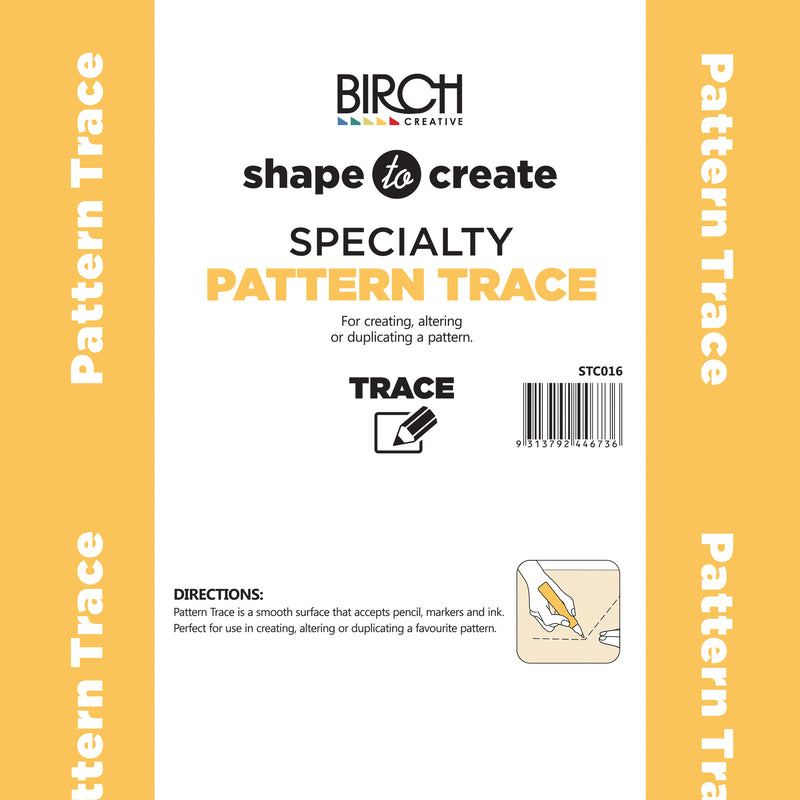 Birch Shape to Create Pattern Tracing Paper 90cm Wide