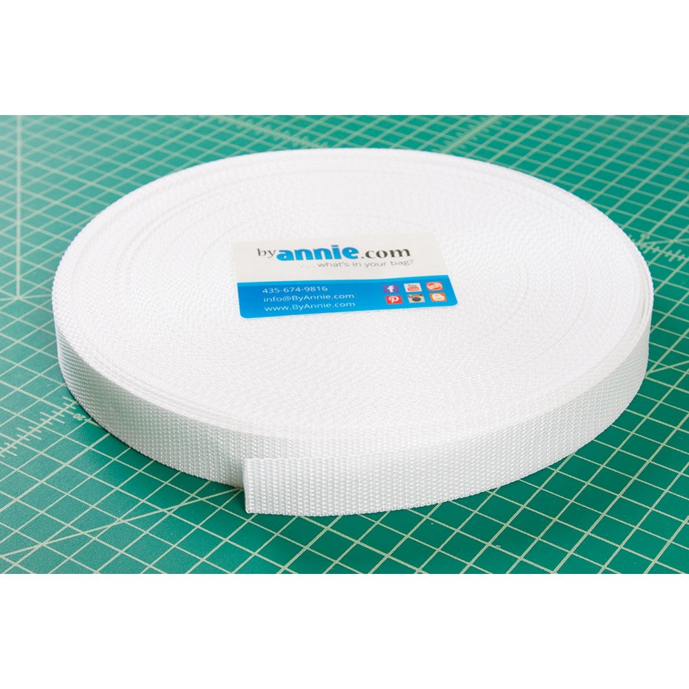 Strapping 1 inch White by the metre