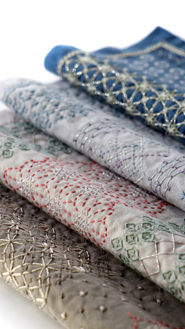 Sashiko made using Lame threads