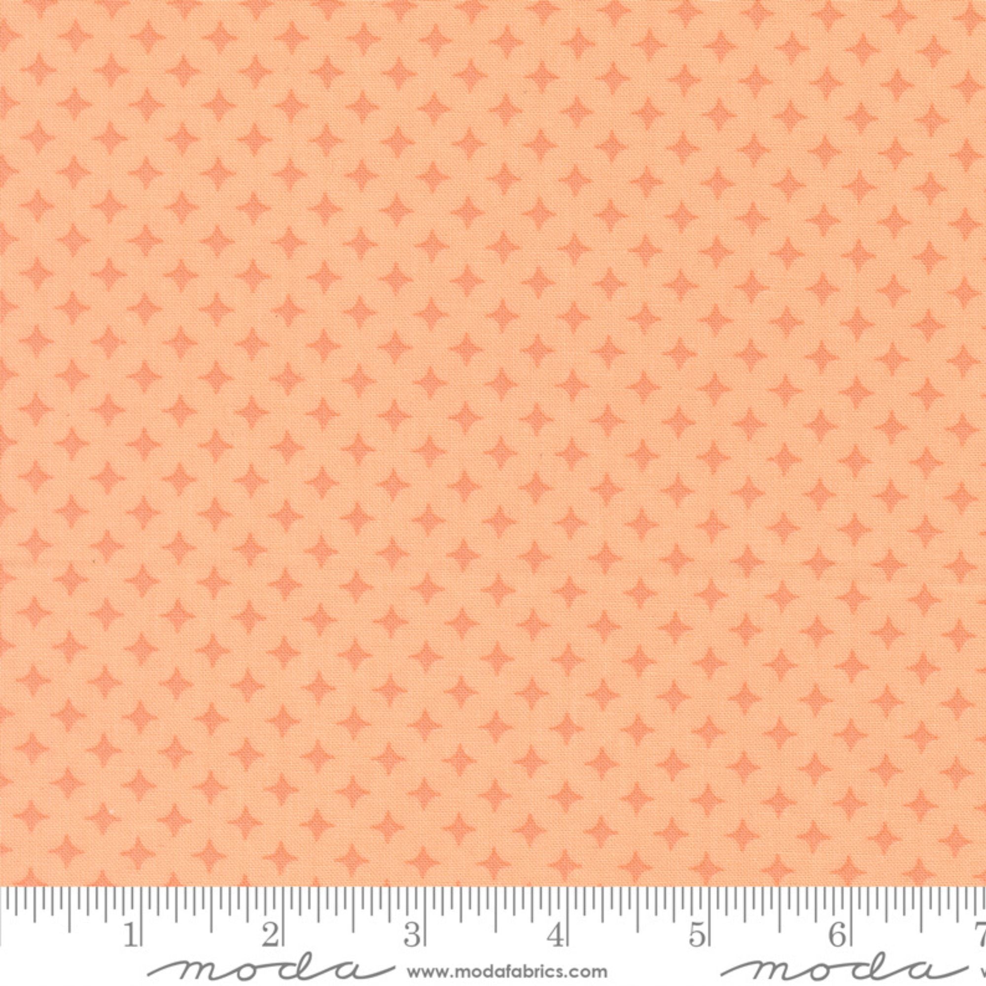 Scenery by Elizabeth Hartman Diamonds Cantaloupe for Moda Fabrics 51275 19 RULER