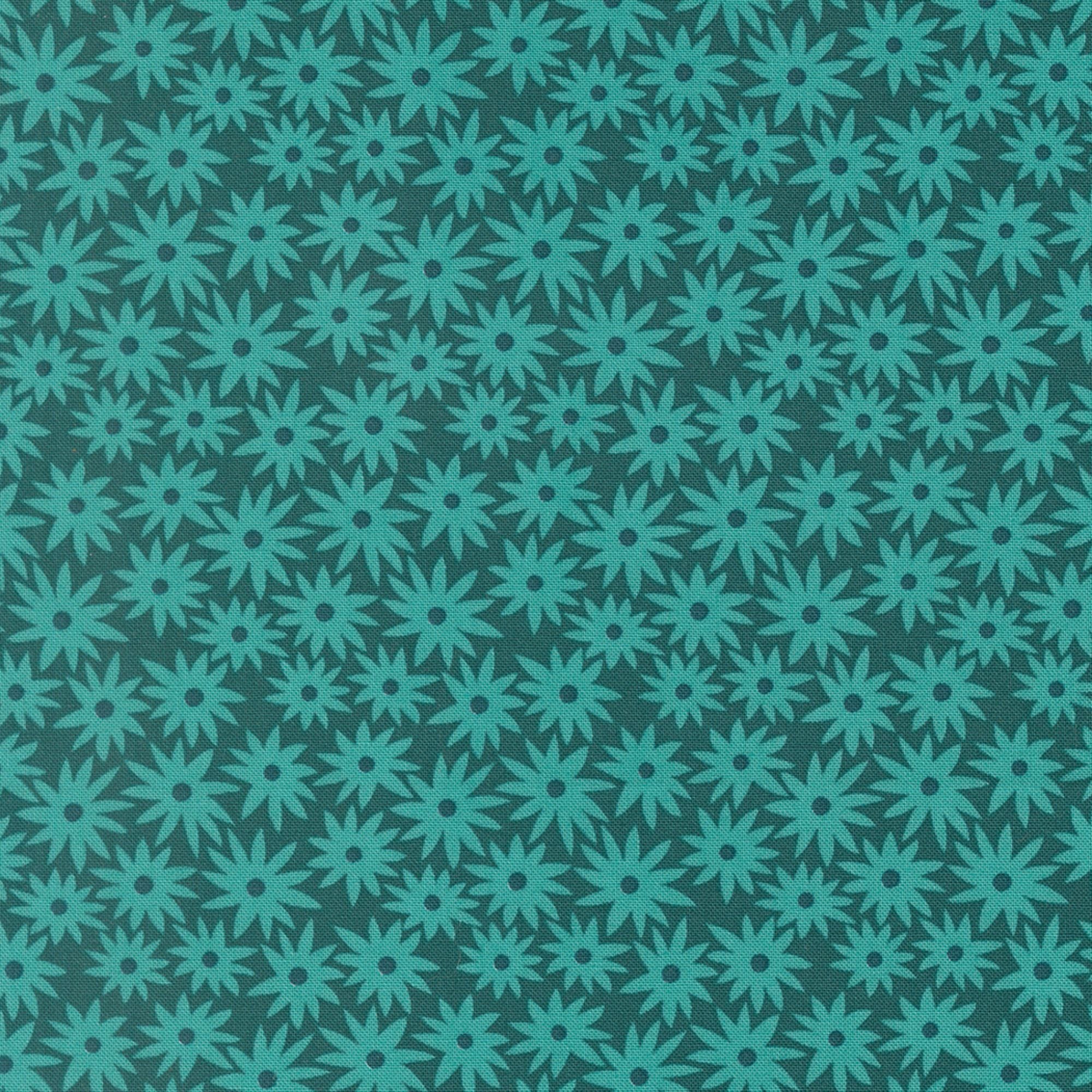 Scenery by Elizabeth Hartman Sedum Dark Teal for Moda Fabrics 51270 17