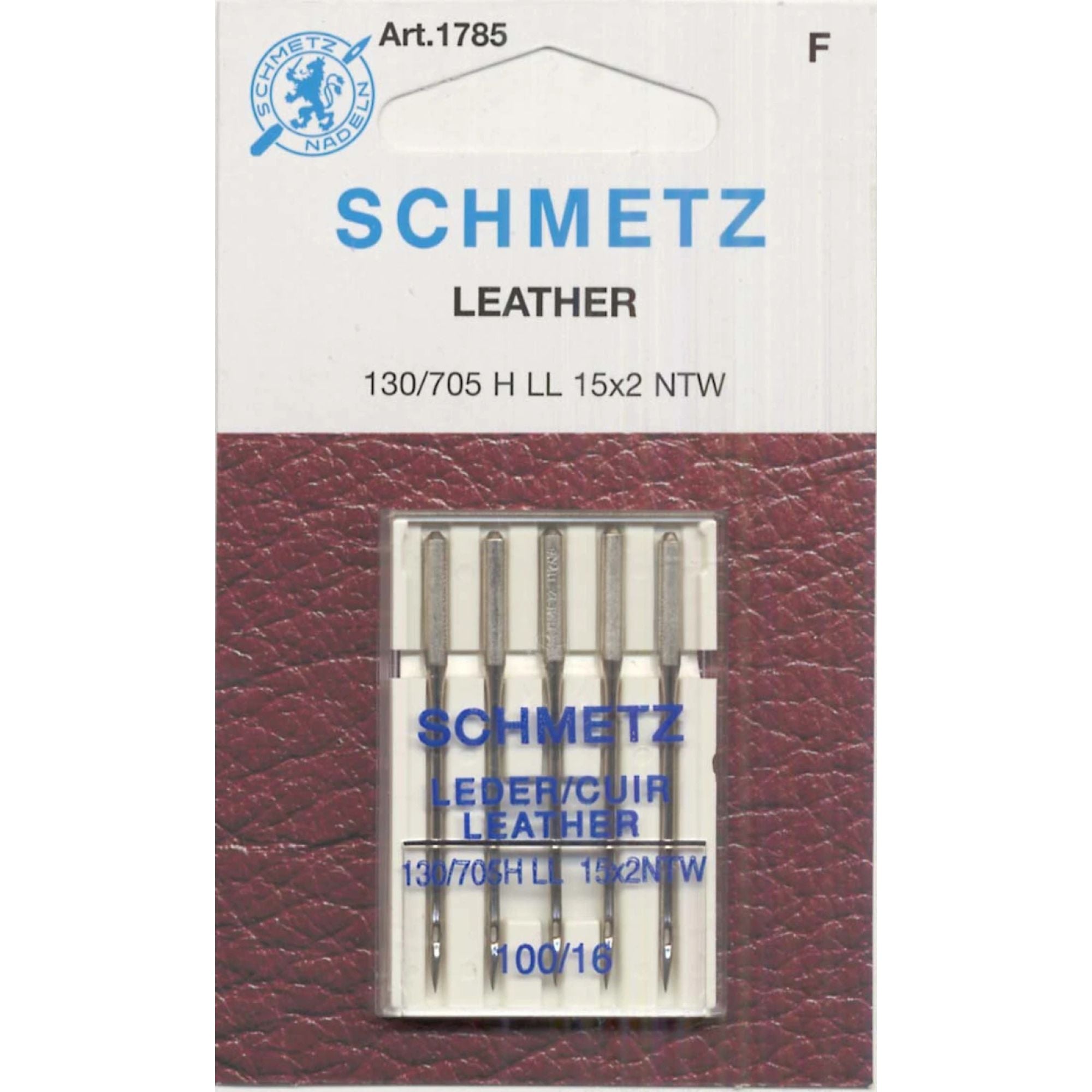 Schmetz CD Leather Sewing Machine Needles 100/16
