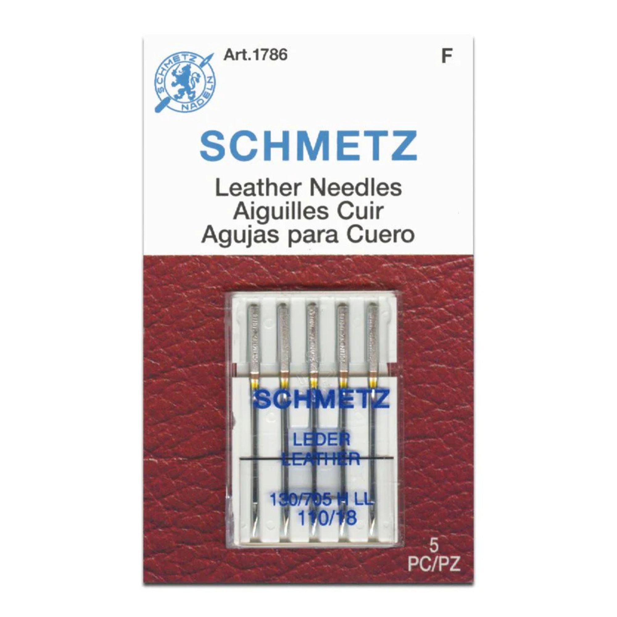 Schmetz CD Leather Sewing Machine Needles 110/18
