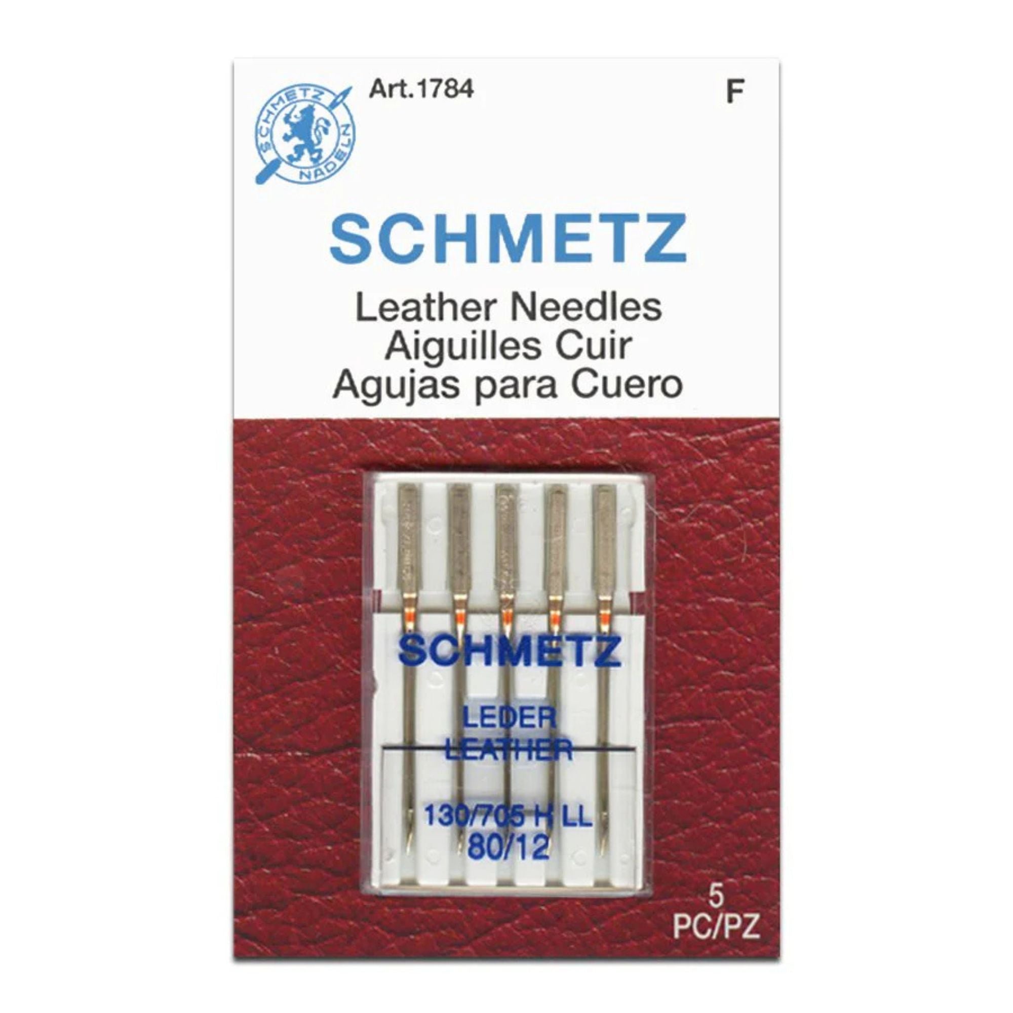 Schmetz CD Leather Sewing Machine Needles 80/12