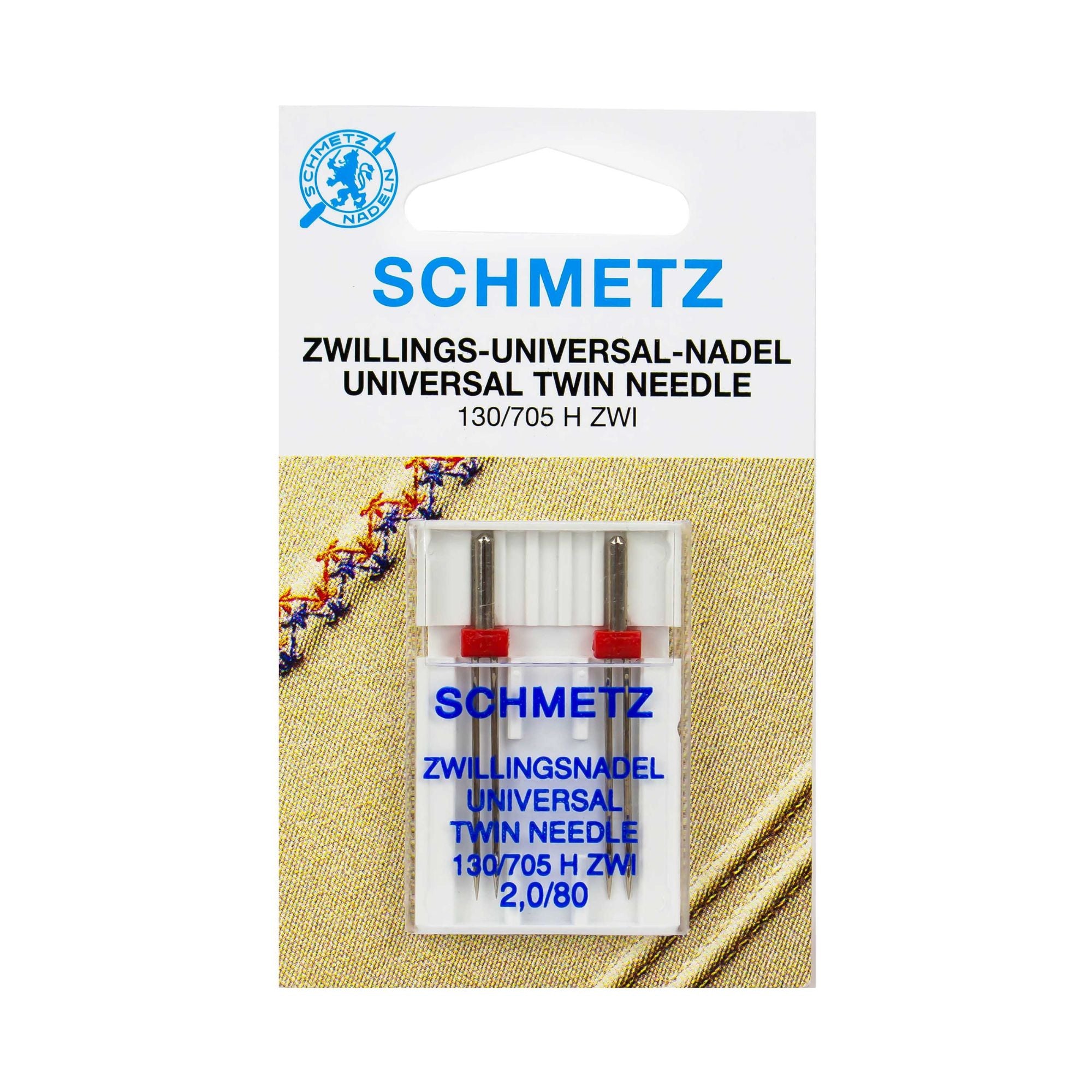 Schmetz CD Twin Sewing Machine Needles 80 / 2.0