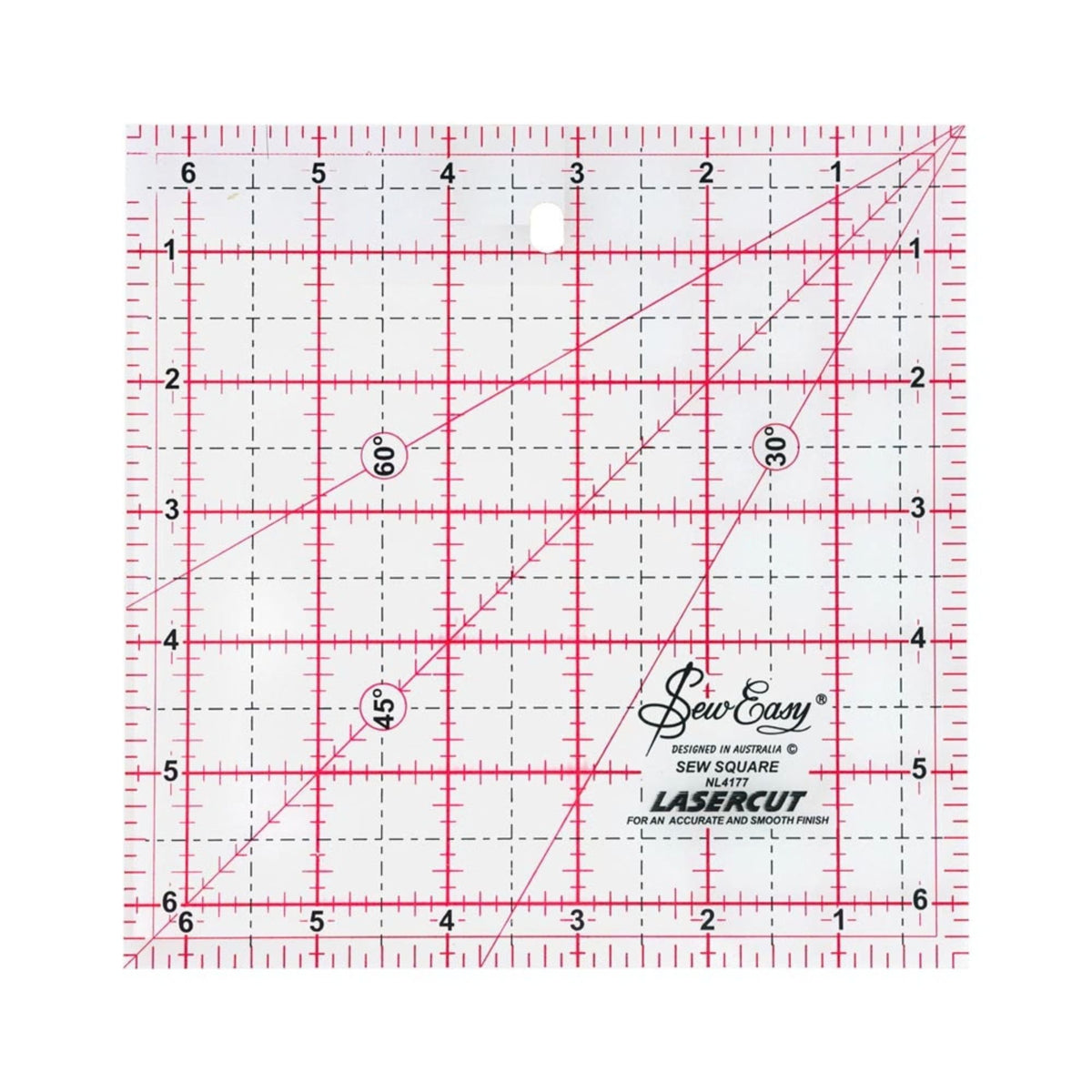 Sew Easy Ruler 6.5 x 6.5 Inch Patchwork