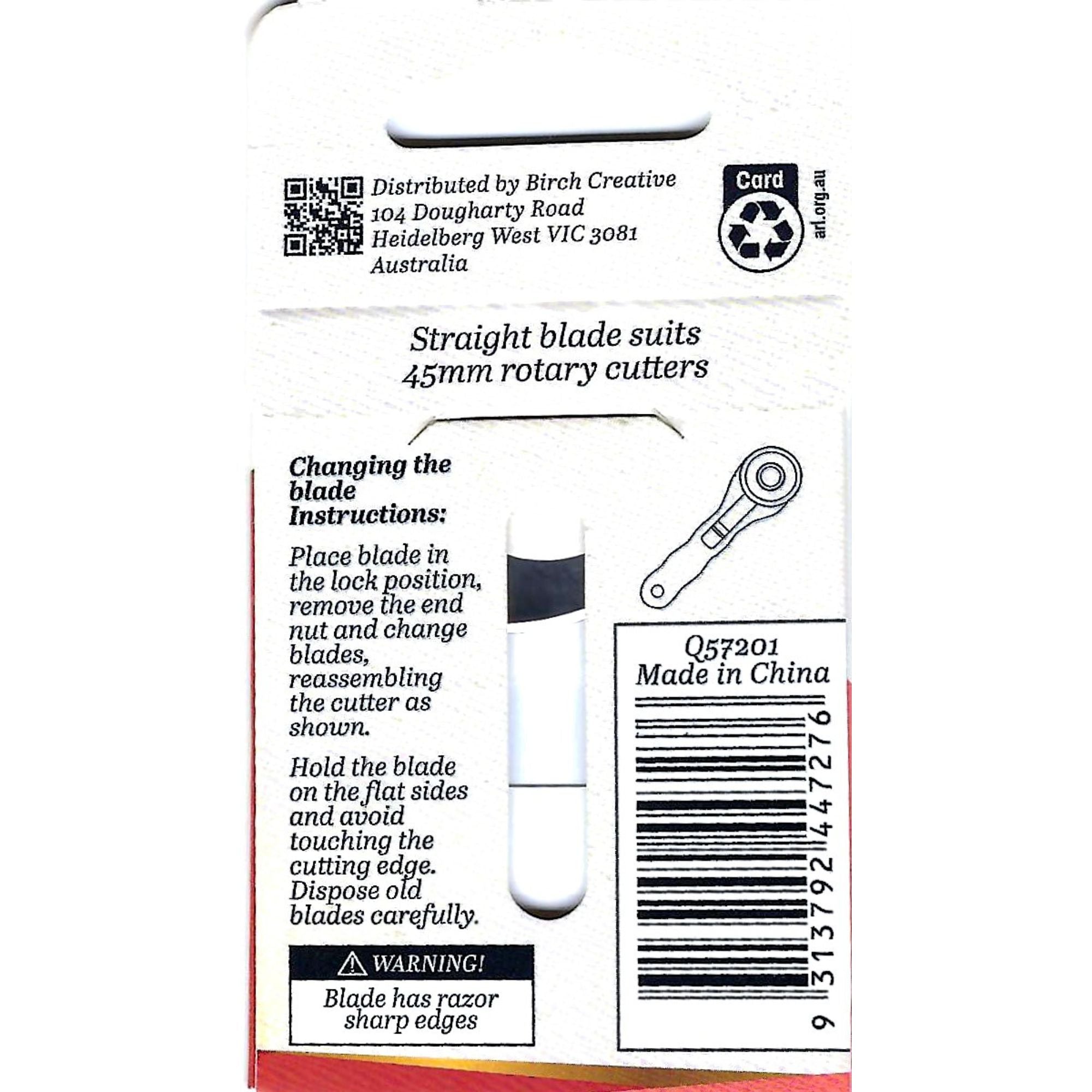Sew Easy Rotary Cutter Blade 45mm