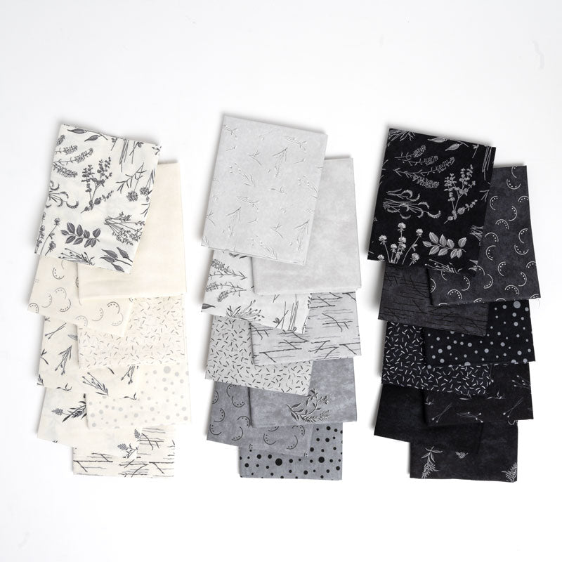 Fat Quarter Bundle: Silhouttes By Holly Taylor MODA Fabrics 6930 AB 24 pcs