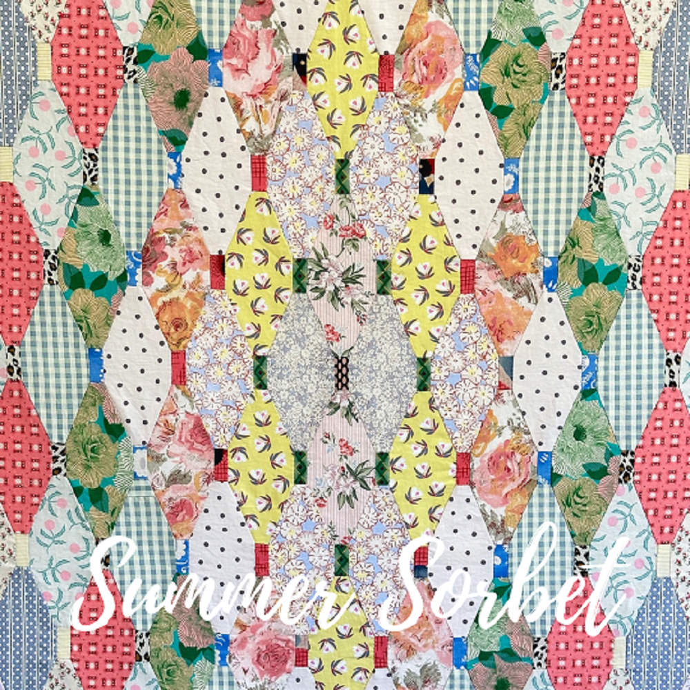 Sew Swish Designs - Summer Sorbet Quilt Pattern and Template