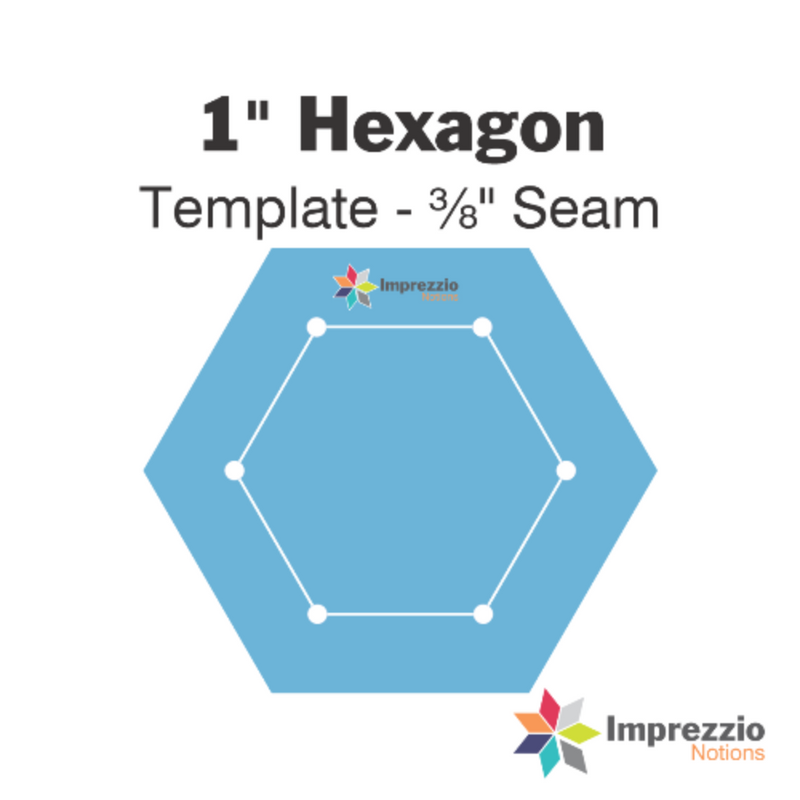 Imprezzio: English Paper Piecing Hexagons 1 Inch