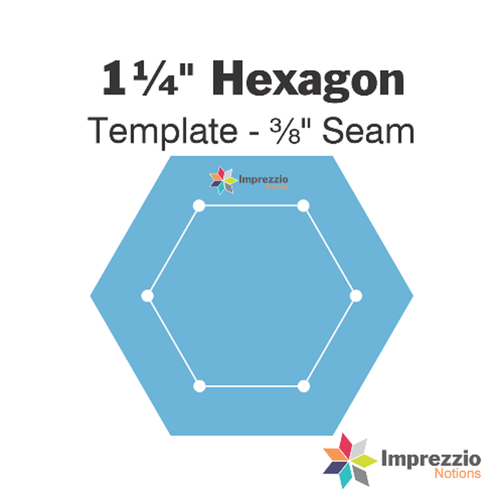 s 1.25 Inch Template 3/8 Inch Seam