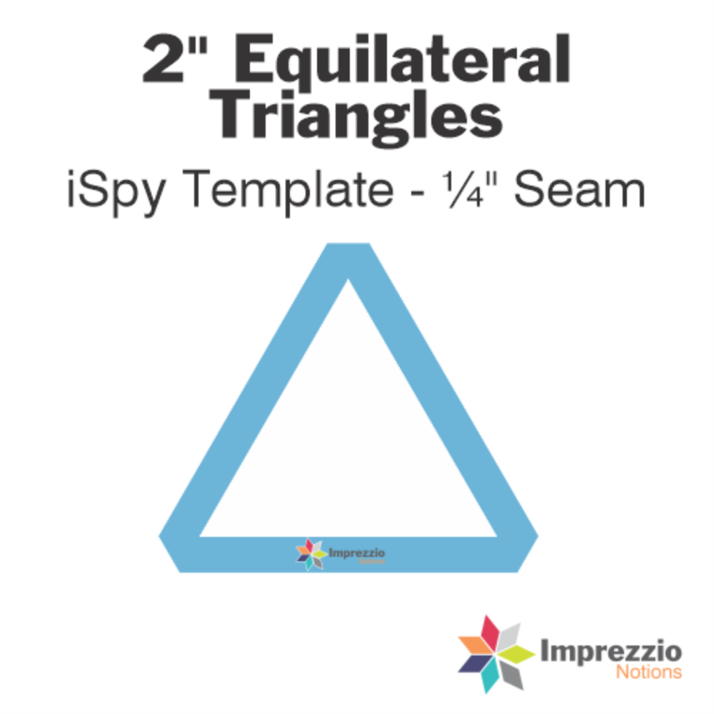 Imprezzio: English Paper Piecing Equilateral Triangles 2 Inch