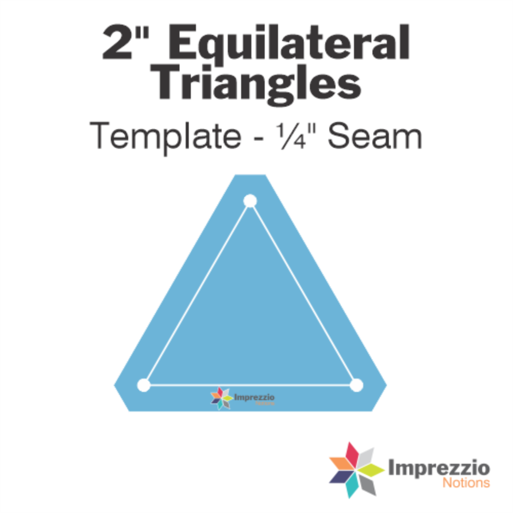 Imprezzio: English Paper Piecing Equilateral Triangles 2 Inch