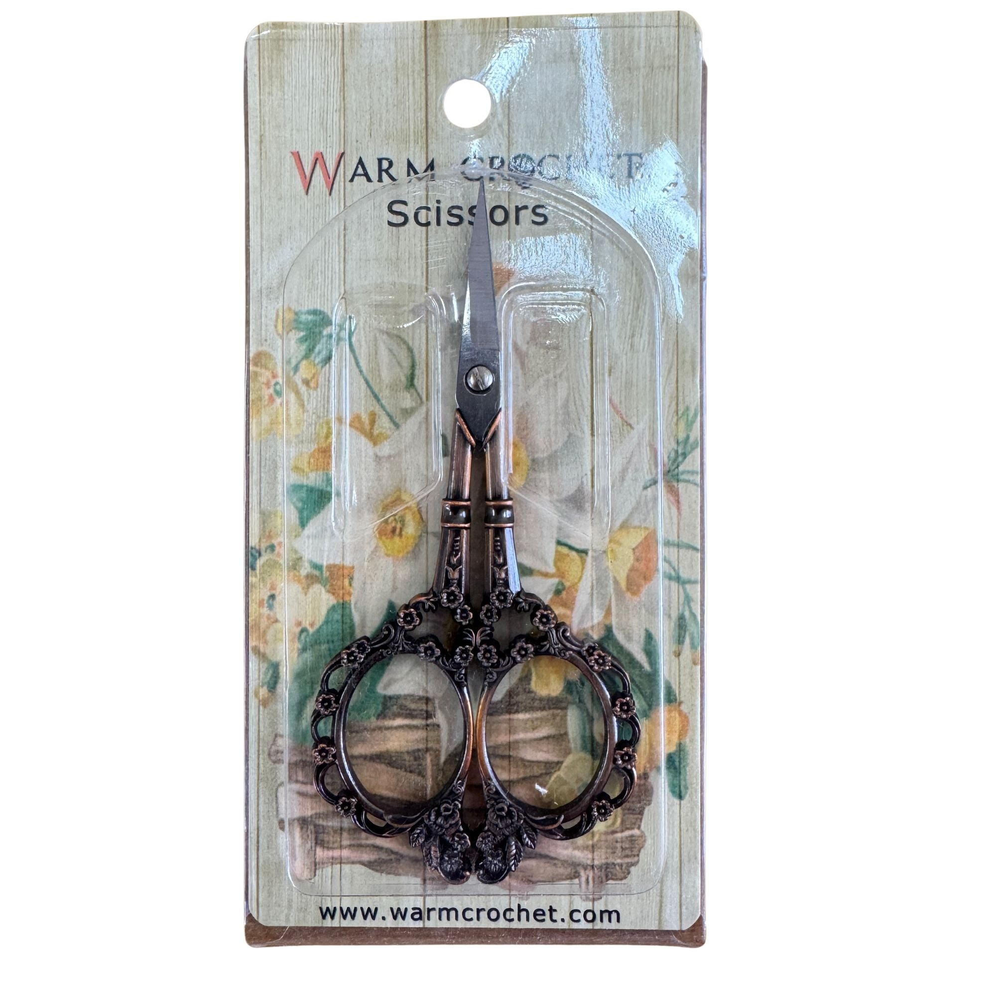 Warm Crochet Embroidery Scissors BRONZE