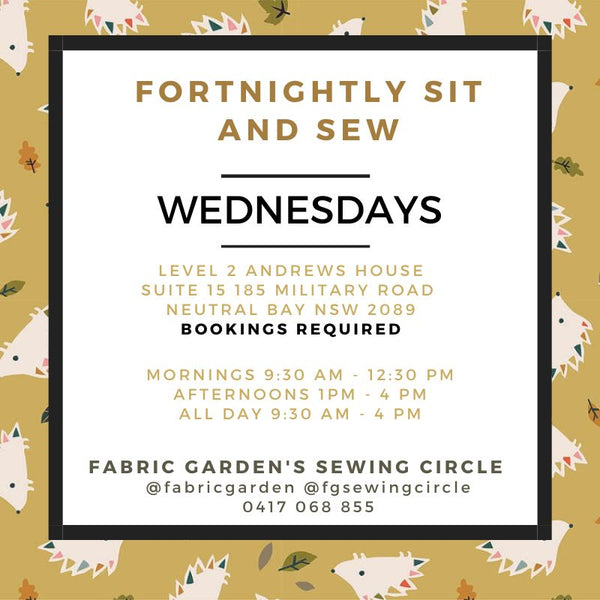 Fabric Garden | Sit and Sew | Wednesdays