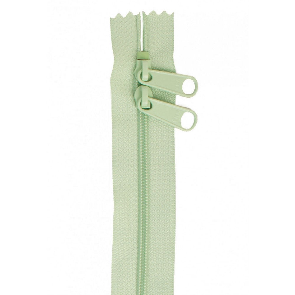 ByAnnie: Handbag Zipper 30in Double Sided Light Mint