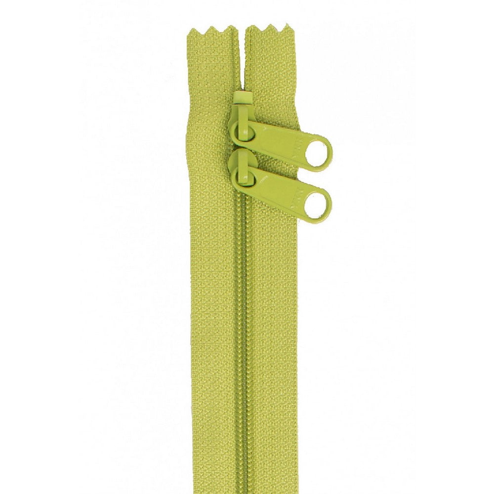 ByAnnie: Handbag Zipper 40in Double Sided Apple Green