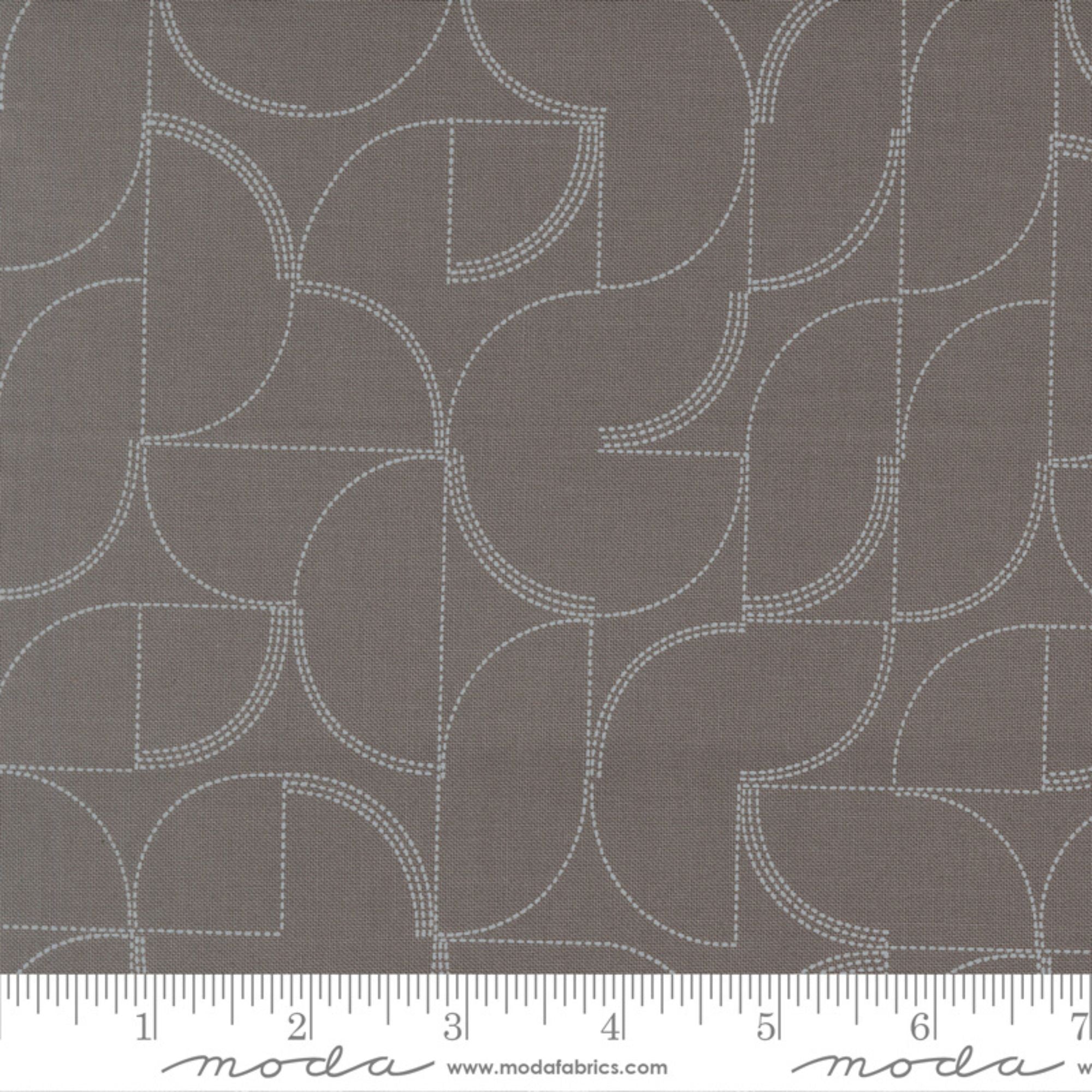Zen Chic Mira Echo Graphite for Moda Fabrics 11672 13 RULER