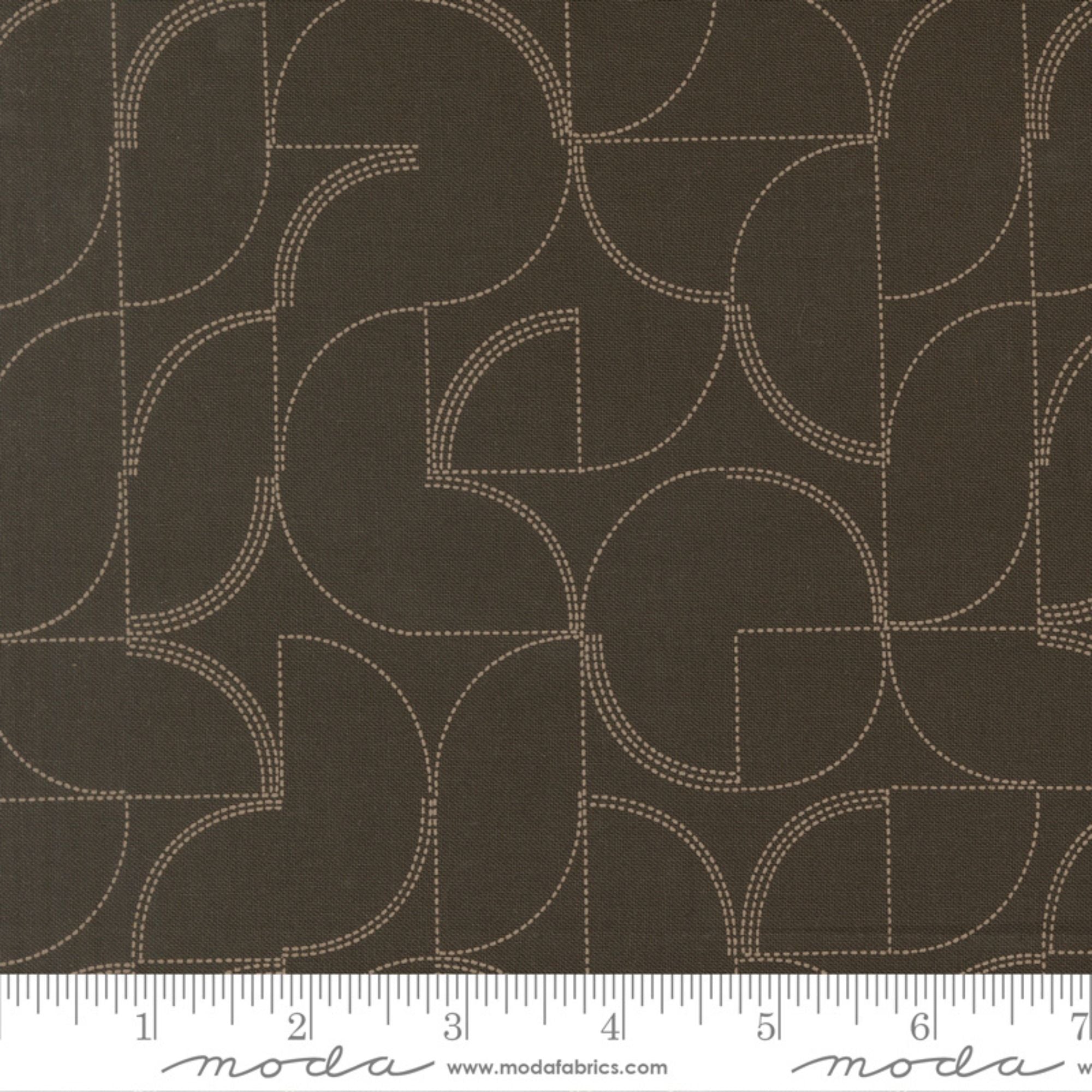Zen Chic Mira Echo Onyx for Moda Fabrics 11672 15 RULER