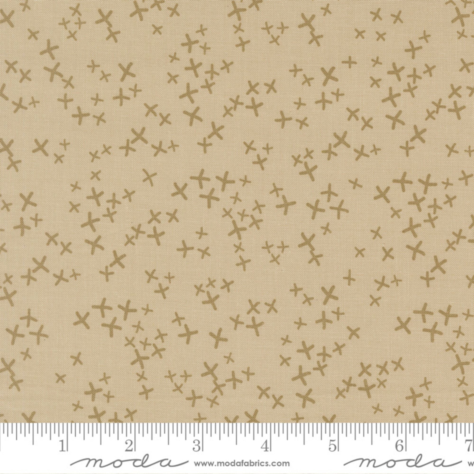 Zen Chic Mira Realm Tan for Moda Fabrics 11674 17 RULER