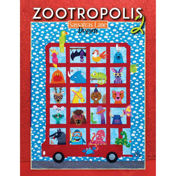 Sassafras Lane Designs - Zootropolis 2 Quilt Pattern