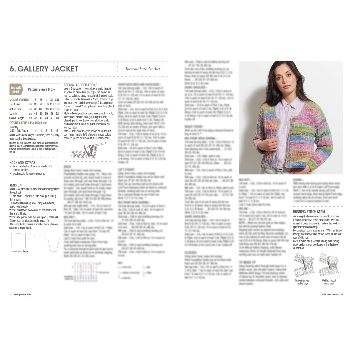 Patons: Sierra Splendour Knitting Pattern 8031