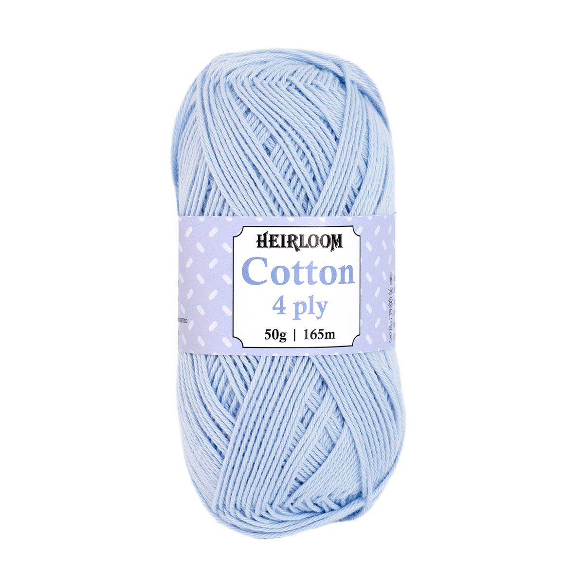 Heirloom Cotton 4 Ply Yarn Blue 6602