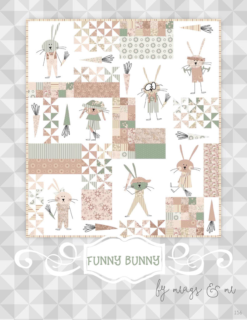 Meags and Me Quilt Pattern - Funny Bunny